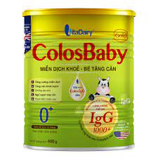 Sữa bột ColosBaby Mỹ 0+ Hộp 400g