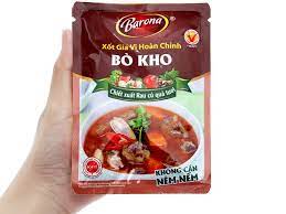  Bò kho sốt vang Barona 80g 