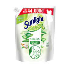 Nước rửa chén Sunlight túi lô hội 3.4kg