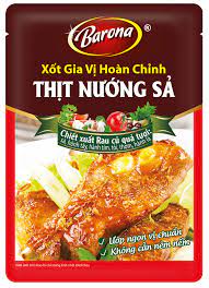 Thịt nướng sả Barona 80g
