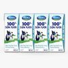 Lốc 4 hộp Vinamilk 100% không đường 180ml