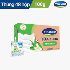 Sữa chua Vinamik Nha đam 100g thùng 48 hộp