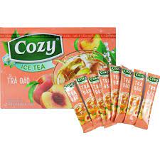 Trà Đào Cozy 240g hộp 16 gói