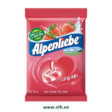  Kẹo Alpenliebe vị dâu	Gói 119g 