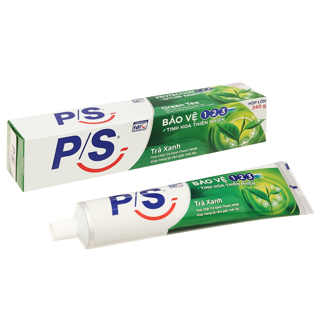Kem đánh răng P/S Trà xanh tự nhiên 180g