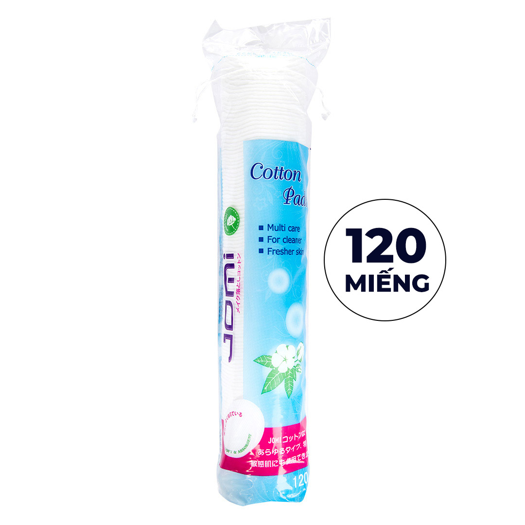 Bông tẩy trang JOMI 120 miếng