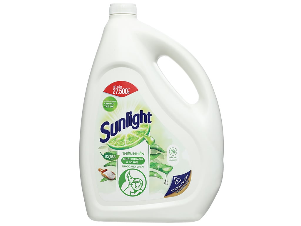 Nước rửa chén Sunlight lô hội 3.6kg