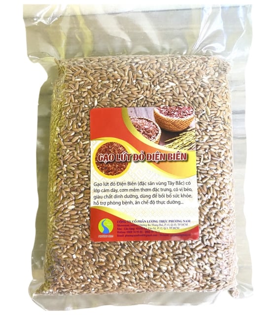 Gạo lứt đỏ điện biên 1kg