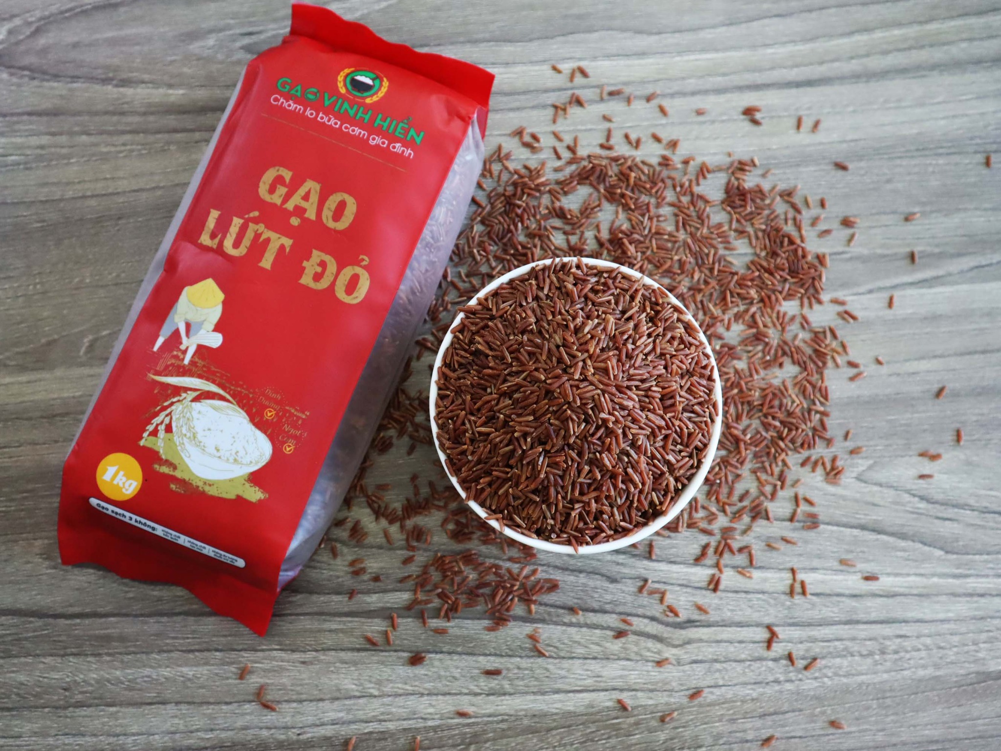 Gạo lứt đỏ 1kg