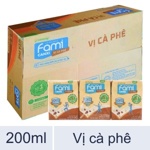 Sữa Fami Cafe 200ml Thùng 36 hộp