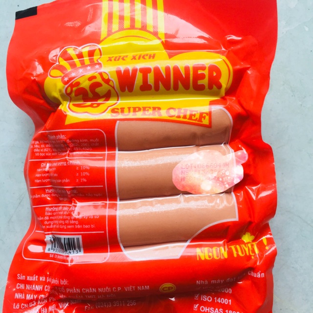 Xúc xích Winder 10 cái 500gr