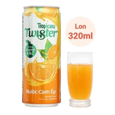 Nước cam ép Twister Tropicana 320ml