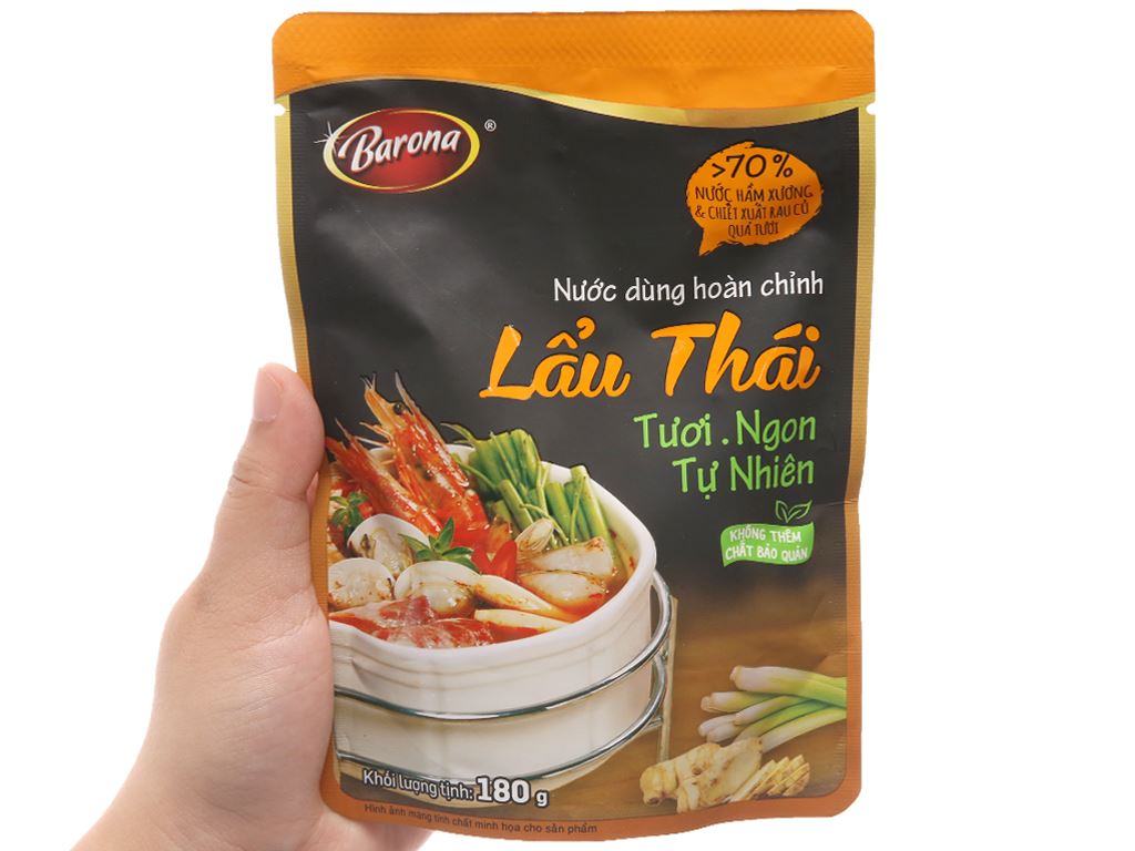 Lẩu kim chi Barona 180g
