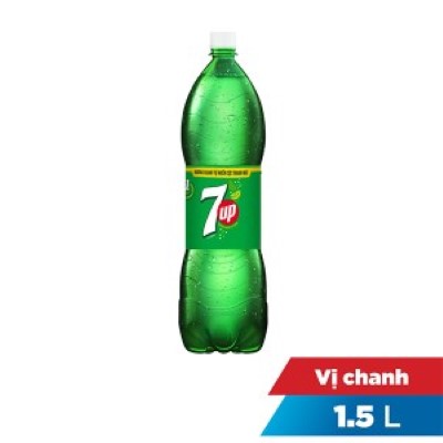 Nước ngọt 7 Up vị chanh chai 1.5 lít