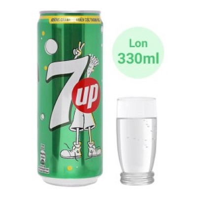 7 up vị chanh (lon 330ml)