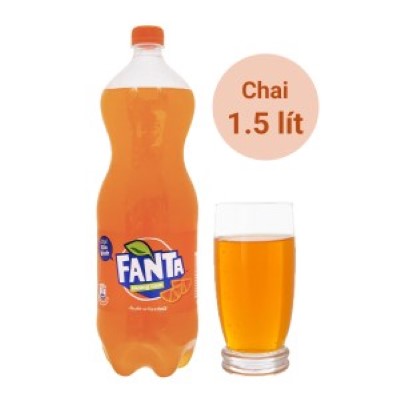 Nước ngọt Fanta hương cam chai 1.5 lít