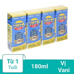  Sữa Grow Plus 180ml	Thùng 48 hộp 