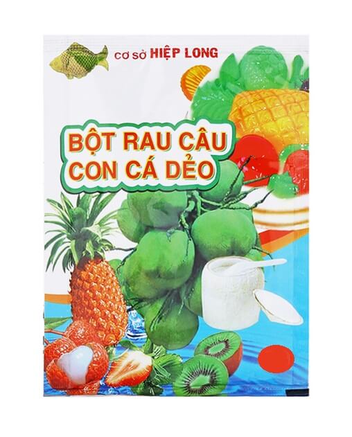 Bột rau câu cá dẻo 3D Hiệp Long 12gr