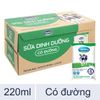 Thùng 40  bịch sữa dinh dưỡng có đường Vinamilk A&D3 220ml