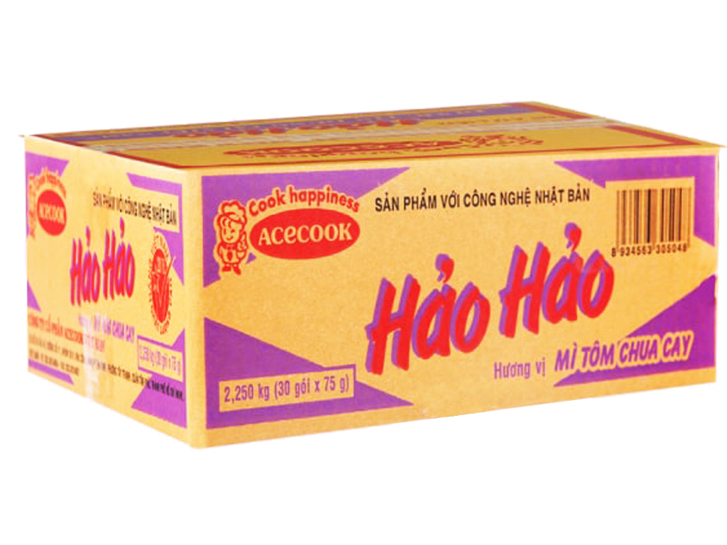 Mì tôm Hảo hảo chua cay Thùng 30 gói