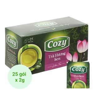 Trà Cozy hương sen 25 túi lọc