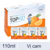 Thùng 48 hộp sữa trái cây TH True Juice Milk Topkid hương cam 110ml