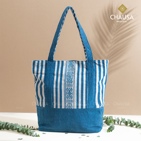  Túi Xách Thổ Cẩm thủ công CHAUSA Brocade - Túi Xách T20 túi tote nữ thổ cẩm thủ công dân tộc Thái, chất liệu vải lanh 