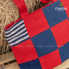 Túi Xách ToTe Thổ Cẩm thủ công dân tộc Thái - CHAUSA Brocade Túi Xách Ô Vuông nữ thổ cẩm thủ công, chất liệu vải lanh