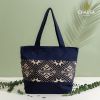 Túi Xách Thổ Cẩm thủ công CHAUSA Brocade - Túi Xách TX16, túi tote nữ thổ cẩm thủ công dân tộc Thái, chất liệu vải lanh