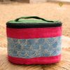 Hộp đựng mỹ phẩm Thổ Cẩm Handmade HMONG - CHAUSA Brocade hộp đựng mỹ phẩm thổ cẩm thủ công người Hmong, tinh xảo