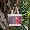 Túi Tote Đeo Vai Thổ Cẩm Dân Tộc Thái thủ công - CHAUSA Brocade - Túi Tote nữ thổ cẩm, chất liệu vải lanh tự nhiên