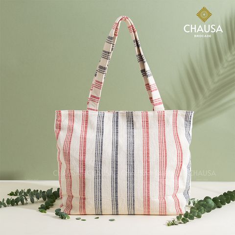  Túi Xách Thổ Cẩm thủ công CHAUSA Brocade - Túi Xách TX03, túi tote nữ thổ cẩm thủ công dân tộc Thái, chất liệu vải lanh 