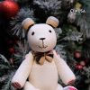 Thú Nhồi Bông Thổ Cẩm Handmade CHAUSA Brocade - GẤU XOAY TAY thổ cẩm thủ công,đồ chơi thú nhồi bông quà noel, giáng sinh