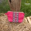 Ví Cầm Tay Thổ Cẩm hàng thủ công dân tộc Thái - CHAUSA Brocade ví cầm tay thổ cẩm thủ công, vải lanh thiên nhiên an toàn