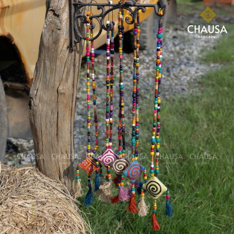  Vòng Cổ Thổ Cẩm Hmong Craft - CHAUSA Brocade phân phối độc quyền - dây chuyền thổ cẩm thủ công 