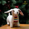 Thú Nhồi Bông Thổ Cẩm Handmade CHAUSA Brocade - CÚN BABY thổ cẩm thủ công, đồ chơi thú nhồi bông quà noel, giáng sinh