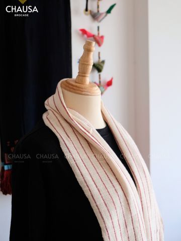  Khăn Choàng Sợi Bông Thổ Cẩm dân tộc Thái - CHAUSA Brocade Khăn choàng handmade từ sợi bông 100% tự nhiên, mềm mại 