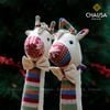 Thú Nhồi Bông Thổ Cẩm Handmade CHAUSA - Hươu Cao Cổ thổ cẩm thủ công, đồ chơi thú nhồi bông quà noel, giáng sinh