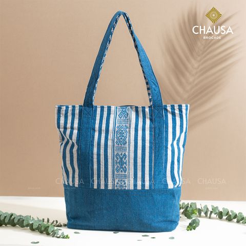  Túi Xách Thổ Cẩm thủ công CHAUSA Brocade - Túi Xách T20 túi tote nữ thổ cẩm thủ công dân tộc Thái, chất liệu vải lanh 