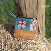 Ví Mini đựng tai nghe, airpod thổ cẩm hàng thủ công dân tộc Thái - CHAUSA Brocade ví cầm tay thổ cẩm thủ công, vải lanh