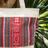 Túi Tote Đeo Vai Thổ Cẩm Dân Tộc Thái thủ công - CHAUSA Brocade - Túi Tote nữ thổ cẩm, chất liệu vải lanh tự nhiên