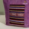 Túi Xách Thổ Cẩm thủ công CHAUSA Brocade - Túi Xách Tím, túi tote nữ thổ cẩm thủ công dân tộc Thái, chất liệu vải lanh