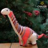 Thú Nhồi Bông Thổ Cẩm Handmade CHAUSA Brocade - KHỦNG LONG thổ cẩm thủ công, đồ chơi thú nhồi bông quà noel, giáng sinh