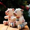 Thú Nhồi Bông Thổ Cẩm Handmade CHAUSA Brocade - GẤU BEAR thổ cẩm thủ công, đồ chơi thú nhồi bông quà noel, giáng sinh