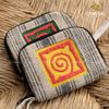 Ví Cầm Tay Thổ Cẩm Handmade HMONG - CHAUSA Brocade ví cầm tay thổ cẩm thủ công, vải lanh thiên nhiên an toàn