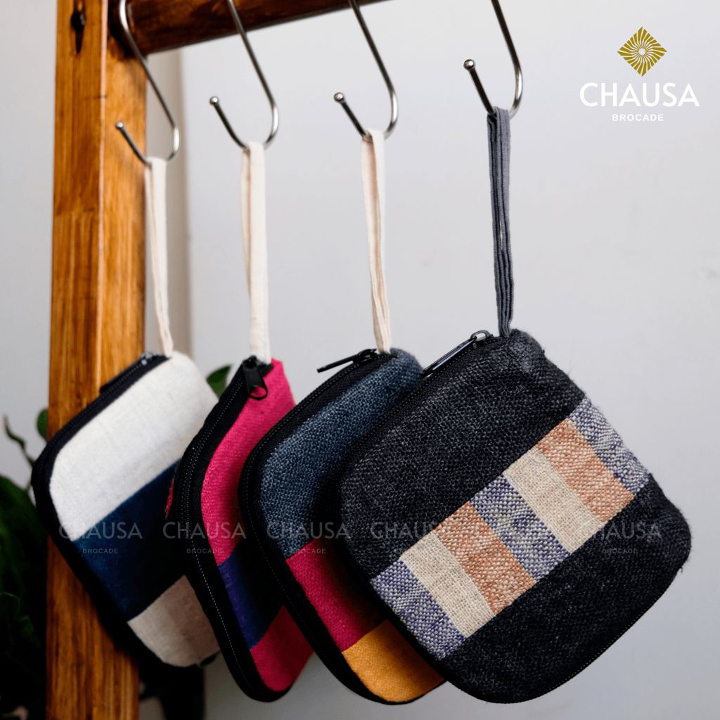 Ví Cầm Tay Thổ Cẩm handmade H'mong - CHAUSA Brocade ví cầm tay nhiều ngăn thổ cẩm dân tộc Hmong Hà Giang