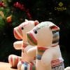 Thú Nhồi Bông Thổ Cẩm Handmade CHAUSA Brocade - GẤU BEAR thổ cẩm thủ công, đồ chơi thú nhồi bông quà noel, giáng sinh