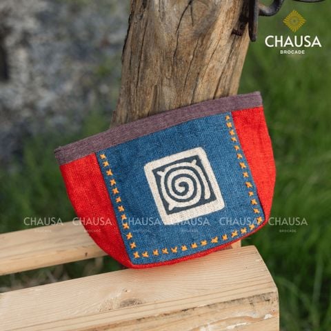  Ví Đựng Mỹ Phẩm Du Lịch Thổ Cẩm Dân Tộc H'Mong - CHAUSA Brocade ví đựng mỹ phẩm thổ cẩm thủ công, tinh xảo 