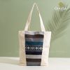 Túi Xách Thổ Cẩm thủ công CHAUSA Brocade - Túi Xách TX14, túi tote nữ thổ cẩm thủ công dân tộc Thái, chất liệu vải lanh