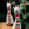 Thú Nhồi Bông Thổ Cẩm Handmade CHAUSA Brocade - Hưu Cao Cổ Nhỏ thổ cẩm thủ công, đồ chơi thú nhồi bông quà noel